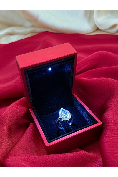 D&Z ACCESSORİES Sevgililer Günü Hediye Kutusu | Su Damlası Pırlanta Görünümlü...