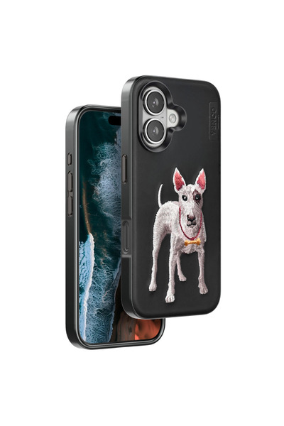 eco port iPhone 16 Perma Patterned Cover - Black