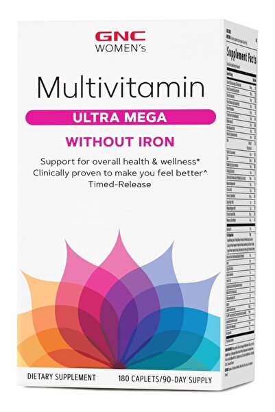 G.N.C فيتامينات جي إن سي المتعددة للنساء فائقة النقاء وخالية من الحديد | مكمل...