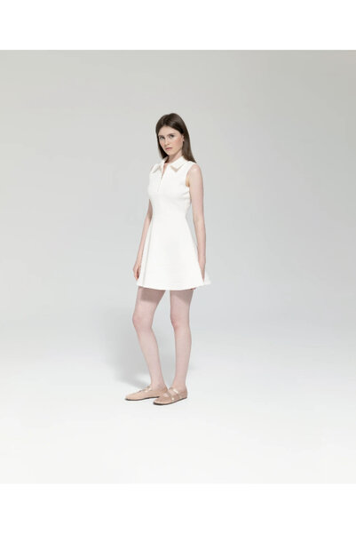 ginaci Kadın Kolsuz Mini Elbise - Şık Elbise