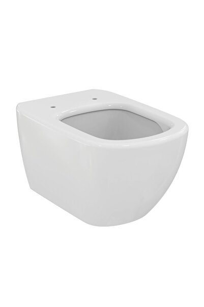 Milano Tesi Wall Hung WC - White Ceramic Toilet, Modern Sanitary Fixture for ...