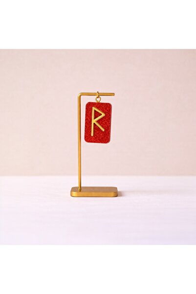 SCULTORE Raidho Rune Kolye – Yolculuk, Hareket ve Yaşam Döngüsü I Enerji Amul...