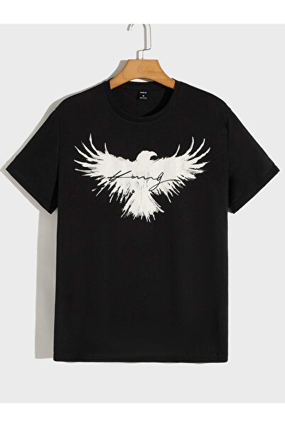 ZEMLİYA Tricou unisex supradimensionat cu imprimeu grafic – Croială lejeră pe...