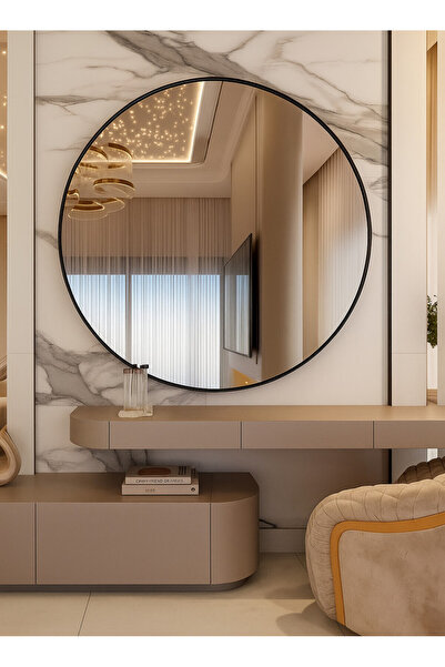 Taimi Extra Large Mirror with Elegant Design 90cm-For Makeup,Dressing room,Ri...