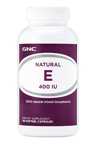 G.N.C فيتامين هـ 400 وحدة دولية، 180 قرصًا مختلطًا