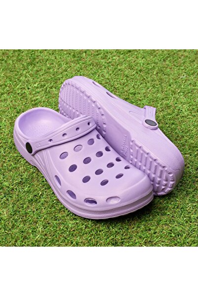 Flame Women's Closed Rubber Clogs, F002, Purple