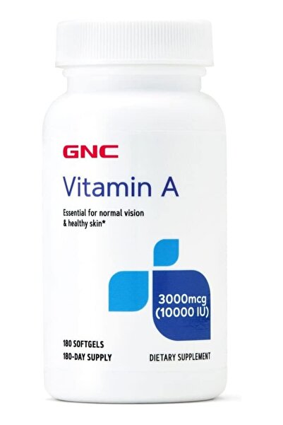 G.N.C Vitamin A 3000Mcg 10000Iu, 180 Softgels