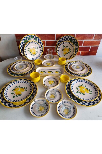 Keramika Limoncella 33 Parça Kahvaltı Takımı