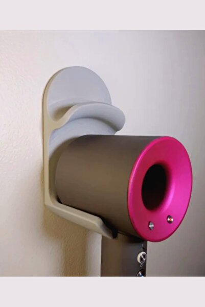 DU&ER حامل مجفف الشعر المثبت على الحائط - حامل جداري منظم