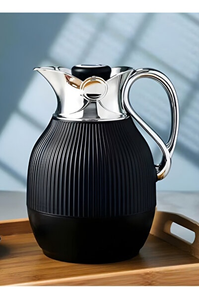 ALQANNAS 1 Liter Insulated Vacuum Thermos Flask | Keeps Drinks Hot for 24 Hou...