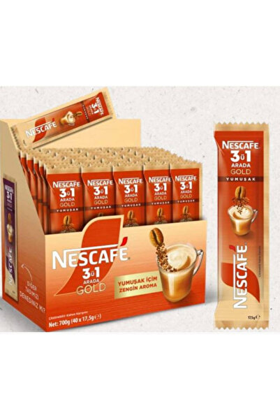 Nescafe 3Ü1 ARADA GOLD YUMUŞAK İÇİM 40 X 17,5 GR