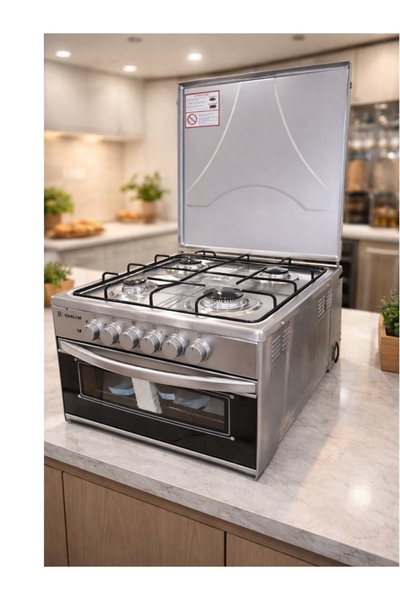 HARLEM ELECTROSET Mini-Stove with STAINLESS STEEL hob