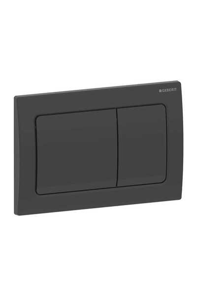 Geberit Alpha30 115.055.14.1 Kumanda Paneli, Çift Basmalı, Siyah