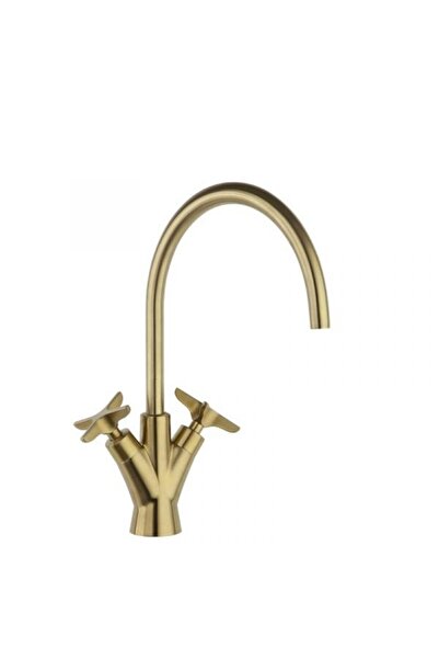 Ramon Soler Adagio Basin Mixer, Without Vent, Brushed Gold