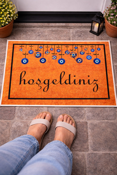 Arvital Kaymaz Taban Halı Kapı Önü Paspası 40x60 cm Model Seçenekli Yıkanabil...