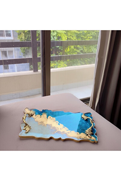 elimersacraft Epoksi tepsi. Sık sunum. Kahve sunumu. Çay sunumu. Masa dekoru.