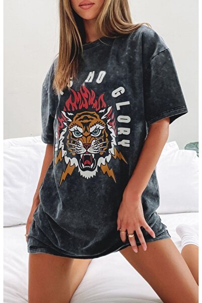 ZEMLİYA Unisex T-shirt με γραφικό σχέδιο και κοντό μανίκι – Καλοκαιρινό μπλου...