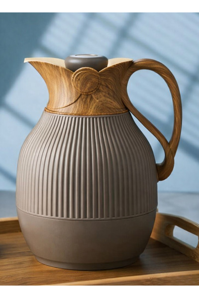 ALQANNAS 1 Liter Insulated Vacuum Thermos Flask | Keeps Drinks Hot for 24 Hou...