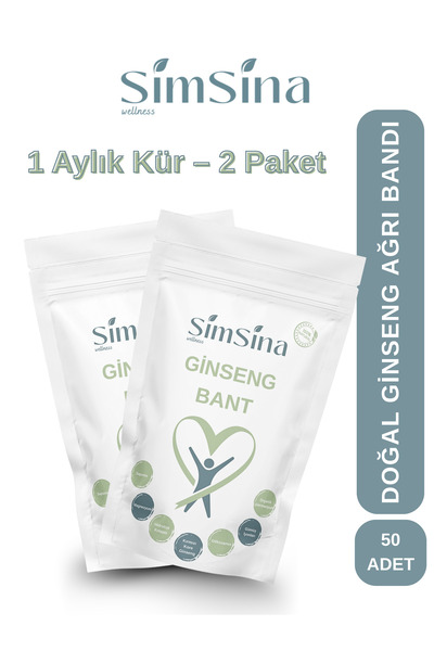 Simsina Ginseng Ağrı Bandı Kas Ve Eklem Ağrıları İçin Anında Konfor ve Kalıcı...