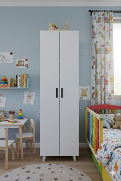 KZY Mobilya 8 Raflı 2 Kapaklı 16r Çocuk Kitaplık