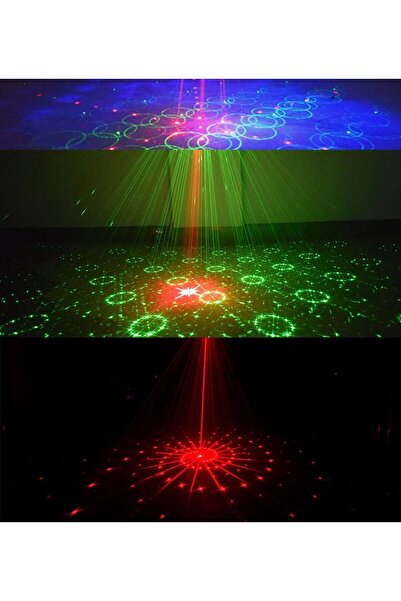 zerzembe Mini Rgb Disko Işık Dj Led Lazer Sahne Parti Projektörü Usb Disko To...