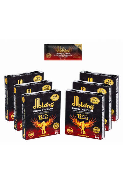 Diblong Set afrodisiac premium, DIBLONGENERGY CHOCOLATE pentru bărbați, pentr...