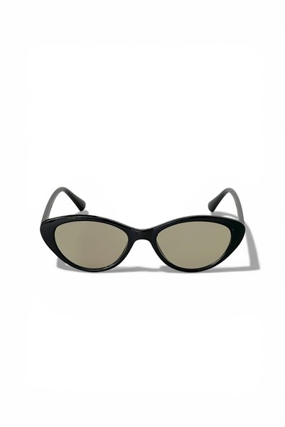 REN EYEWEAR Porfo Pre Women's Black Frame Soft Glass Cat Eye Sunglasses | Uv400 Protection