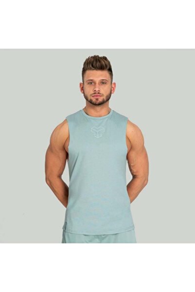 GymBeam Maiou Essential Cut-Off Albastru Piatră