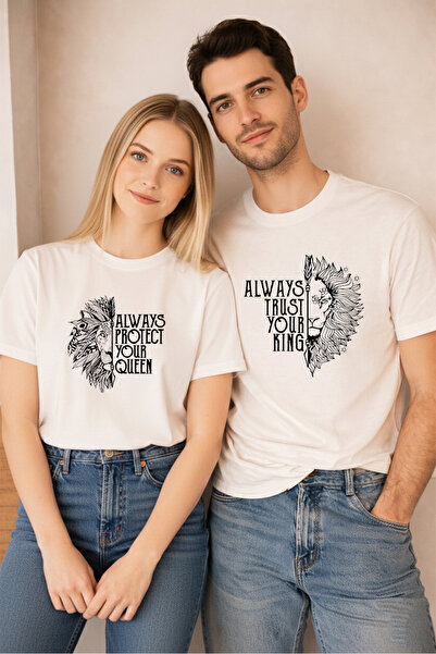 LORVEX 14 February Couple Combination T-Shirt Valentine's Day Valentine's Day...