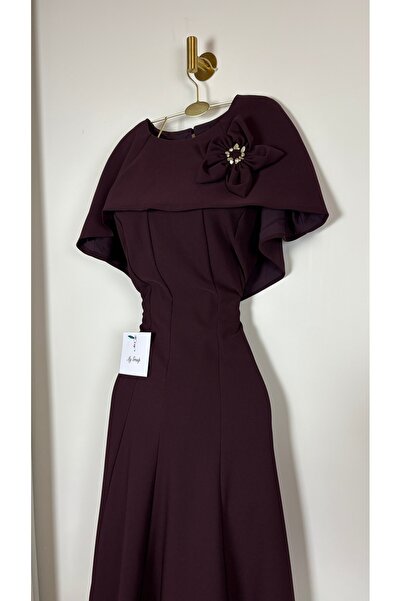 MYGROUP Burgundy soft dress