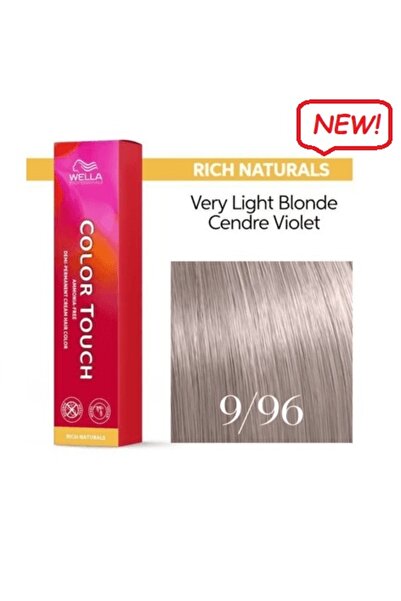 Wella Professionals Color Touch demi-permanent hair dye 9/96 – bright blue-vi...