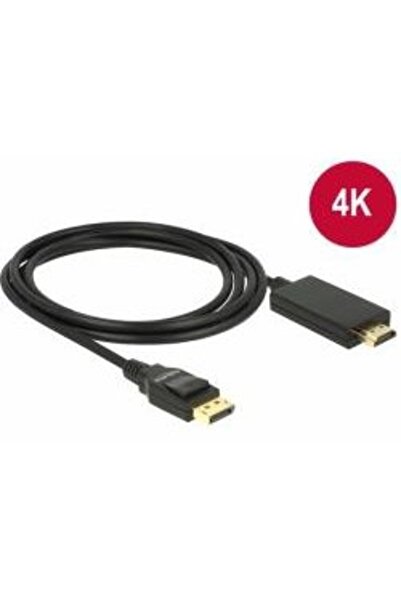 DELOCK Displayport 1.2 Masculă - HDMI-A Masculă de Mare Viteză Pasiv 4K, 3m; ...