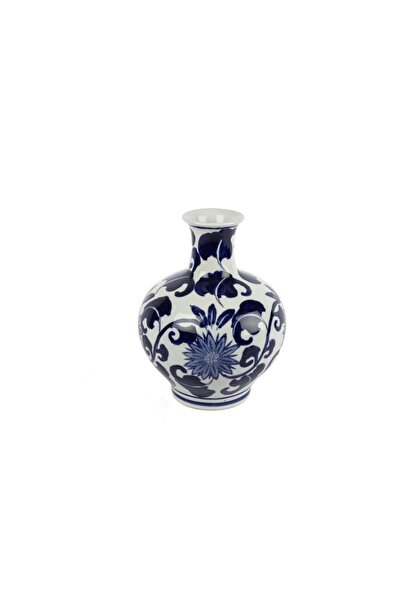 Mikasa Moor Blue Blanc Vase 20X26Cm