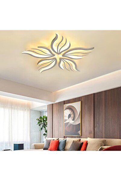 Alessandro DESIGN Lustra LED cu telecomanda SAKURA 60W, 5 Petale, lumina Rece...