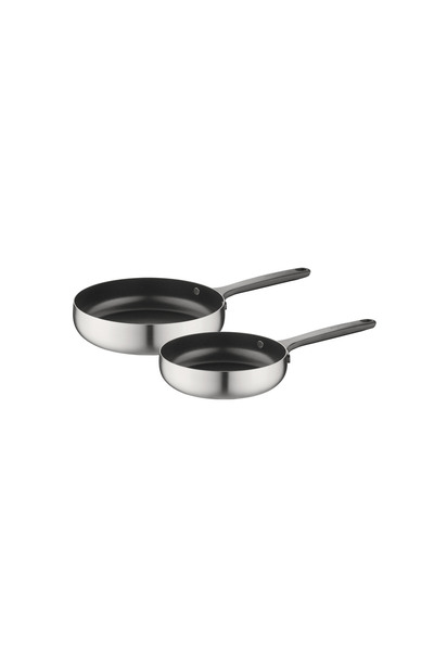 Berghoff Home Belly 2-Piece Non-Stick Pan Set 20-24cm Smoked Black