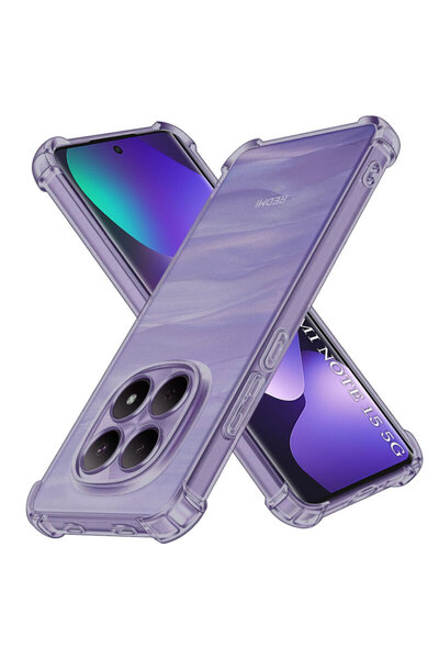 Techsuit Xiaomi Redmi Note 15 5G Shockproof Clear Silicone, smoky