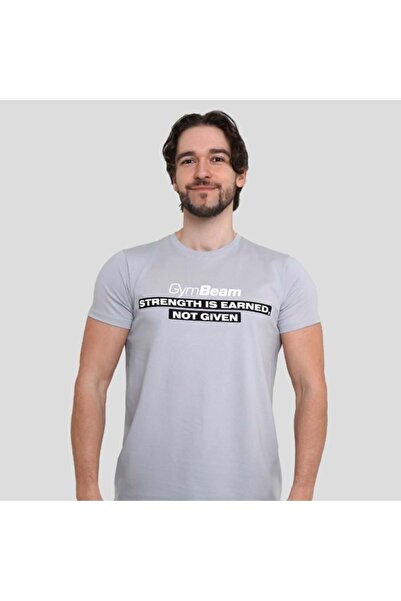 GymBeam Tricou Strength Pacific Grey