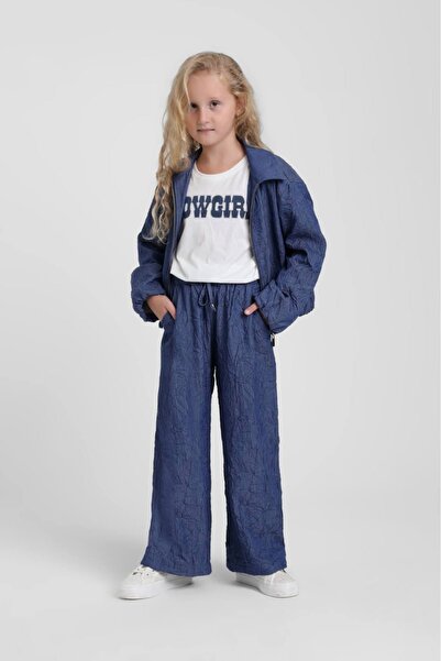 HAUSEkids Σετ 3 τεμαχίων με μπλε παντελόνι από βαμβάκι για ηλικίες 5-9 ετών -...