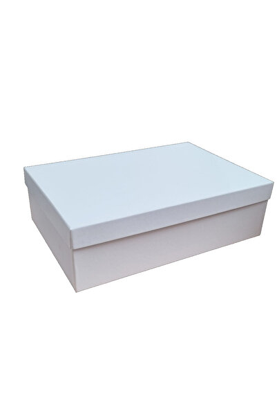 Corolla Packaging Rigid box body and lid, ivory color - 410×280×120 mm