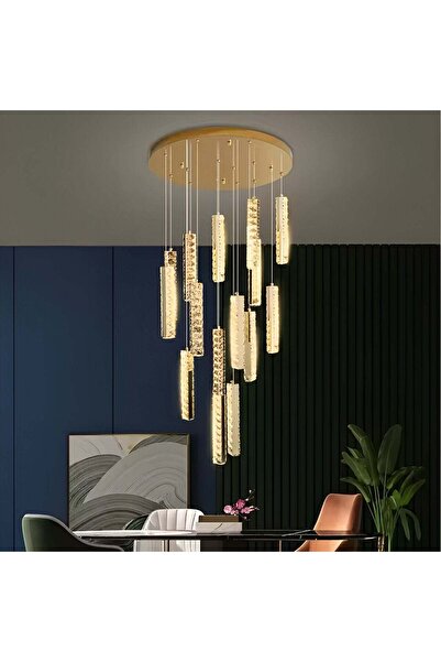 Alessandro DESIGN Crystal Chandelier LED 80W Amiri 60Cm