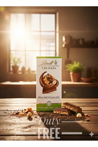 hijazigroup Lindt Création Praliné Feuilleté chocolate bar150 GR