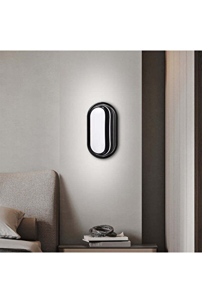 Alessandro DESIGN Aplica LED de Exterior AX322/270BK, 24W, Lumina Calda 3000k...