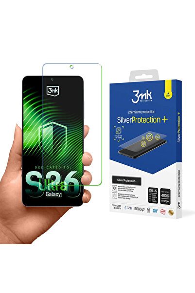 3MK Folie de protecție argintie+ pentru Samsung Galaxy S26 Ultra