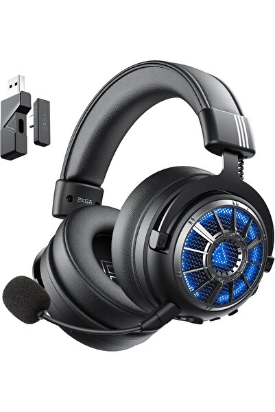 Eksa Wireless Gaming Headset for PS5, PC, PS4, Mac, Switch, Gaming Headphones...