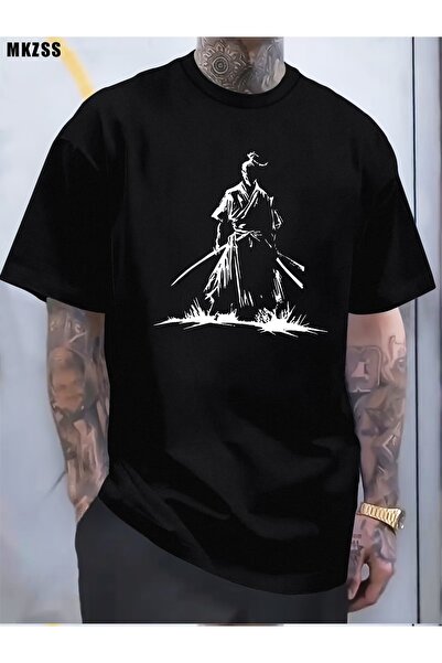 ship master Tricou unisex supradimensionat, 100% bumbac – Imprimeu minimalist...