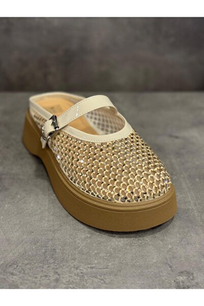 Guja Special Collection Natural Stone Looking Fill-Up Heel Slippers (Heel Hei...