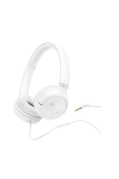 JBL Tune 530 Wired On-Ear Headphones White
