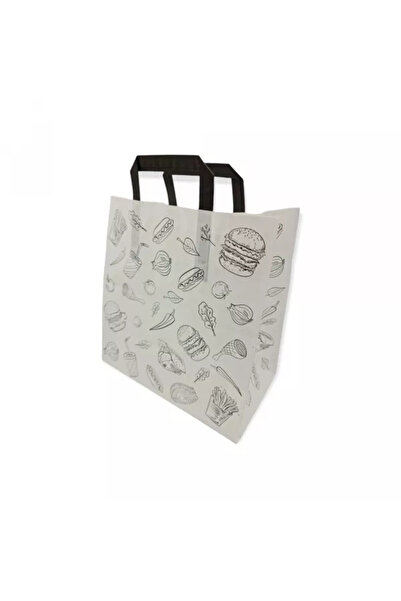 Urban MEDIUM PAPER BAG WITH BLACK HANDLE 250 PCS /BOX