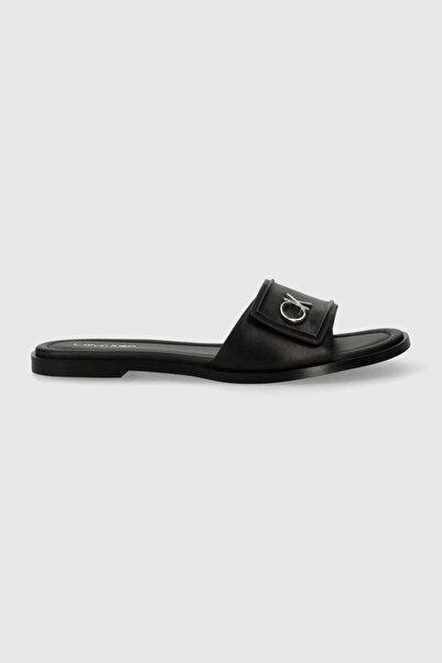 Calvin Klein Women's Flat Slide Relock Lth HW0HW01939