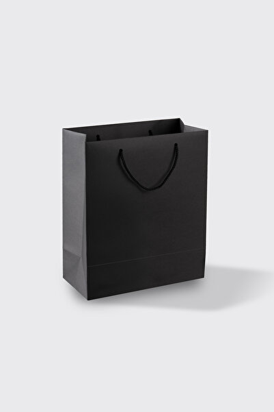 Miligram Paper 10 Τεμάχια 29x35x15 cm Μαύρη χάρτινη τσάντα